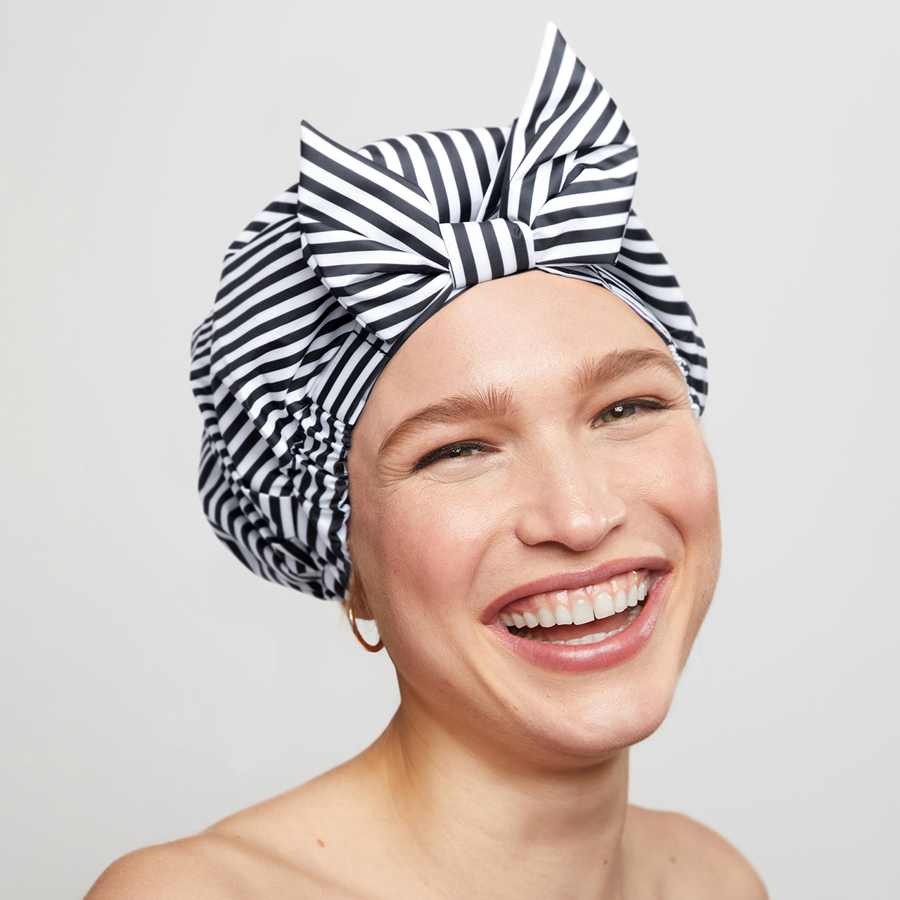 Luxury Shower Cap - Stripe