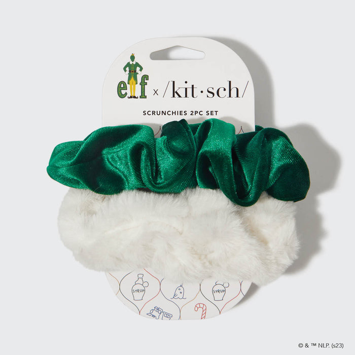 elfo x Kitsch Set da 2 pezzi di scrunchies