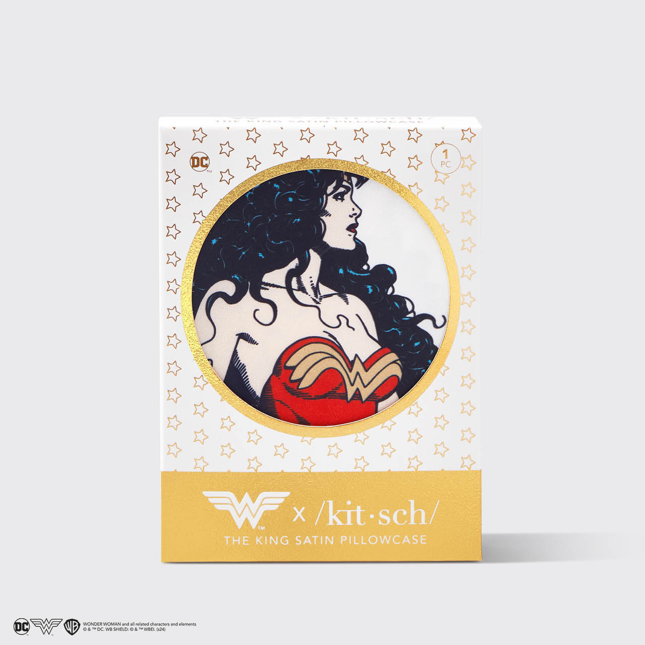 Kitsch x Wonder Woman King Pillowcase - Believe in Wonder