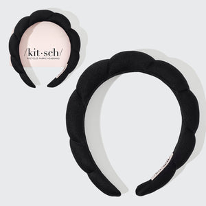 Ανακυκλωμένο ύφασμα Cloud Headband 1pc - Μαύρο