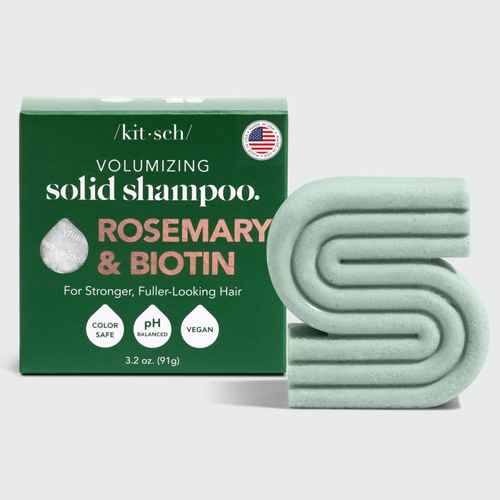 Volumizing Solid Shampoo Rozemarijn & Biotine