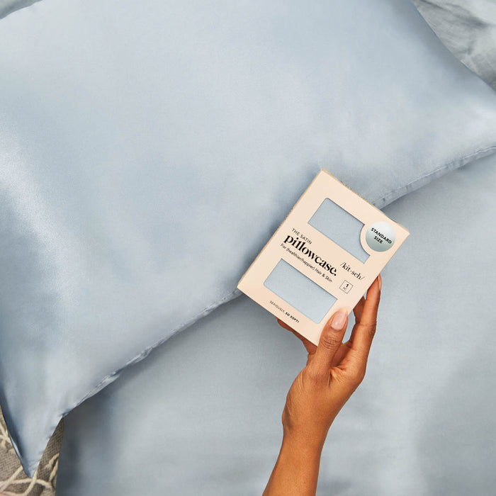 King Satin Pillowcase - Haze Blue