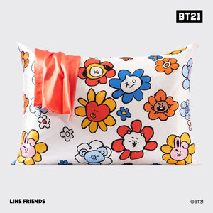 BT21 x Kitsch Funda de almohada de satén - TATA