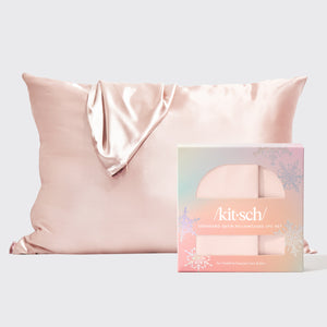 Holiday Standard Pillowcase 2pc - Blush