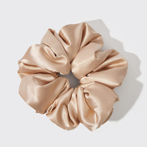 Scrunchie de satín para dormir - Champagne