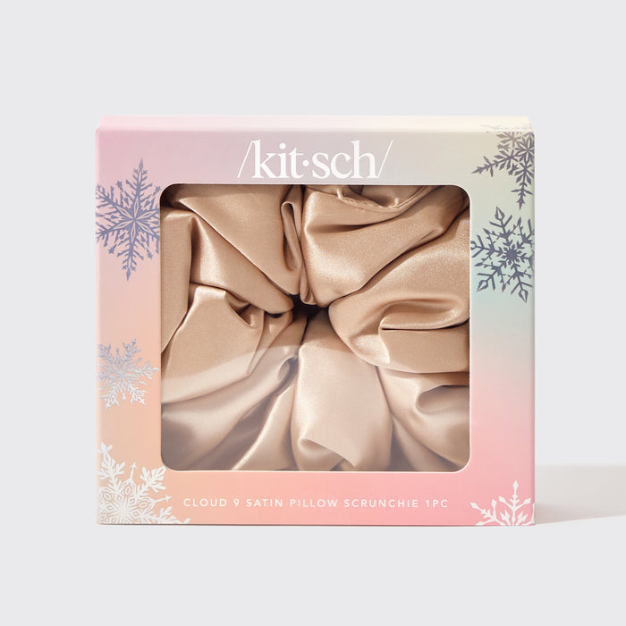 Cloud 9 Satijnen Kussen Scrunchie 1pc - Champagne