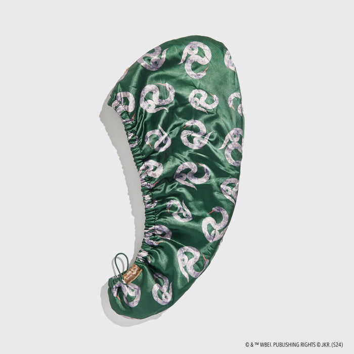 Harry Potter x Kitsch in satijn gewikkelde haarhanddoek - Slytherin