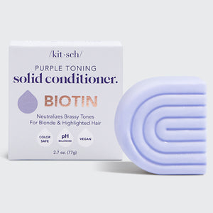 Lila schampo- och balsambar med Biotin Caddy-paket