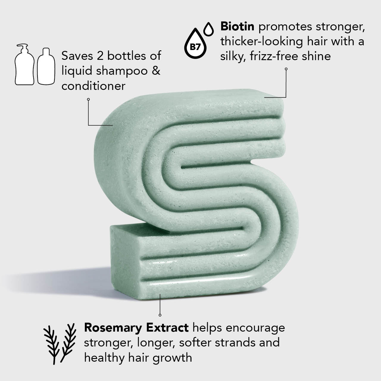 Volumizing Rosemary & Biotin Shampoo & Conditioner Combo