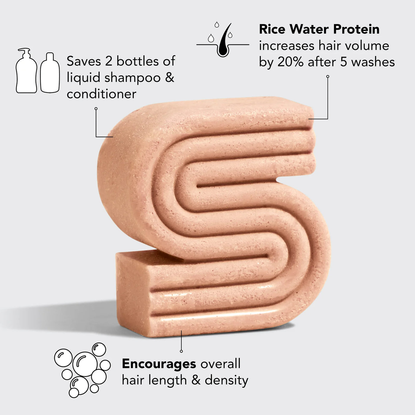 Rijstwater Shampoo & Conditioner + Kojic Acid Wash + Zeepbakje - Zwart